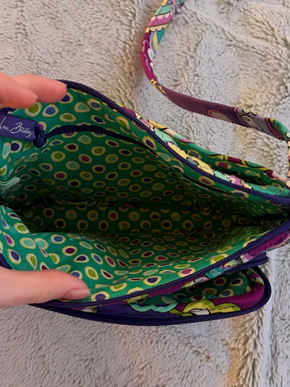 Vera Bradley Paisley Crossbody Bag in ‘Heather’